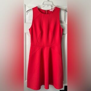TED BAKER Coral Stretch Scuba Mitton Skater Dress - US size 8 Ted Size 3